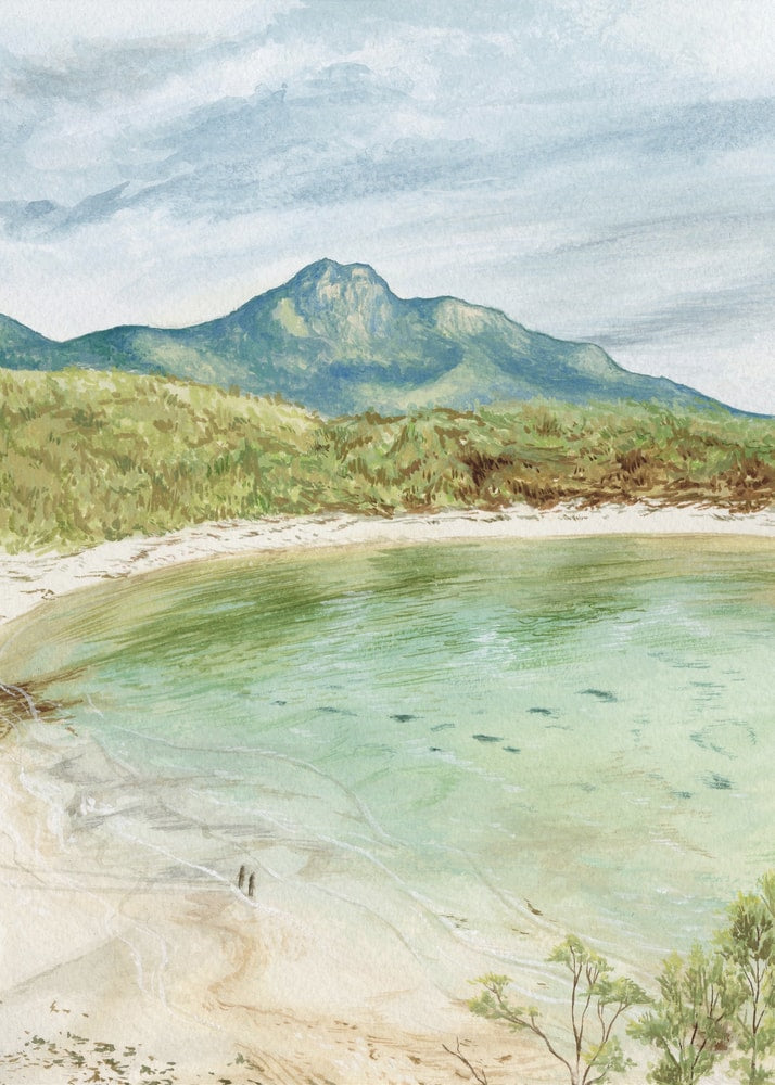 Küstenlandschaft in Tasmanien
