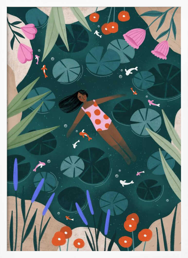 Wild Swimming von Bea Müller - Poster