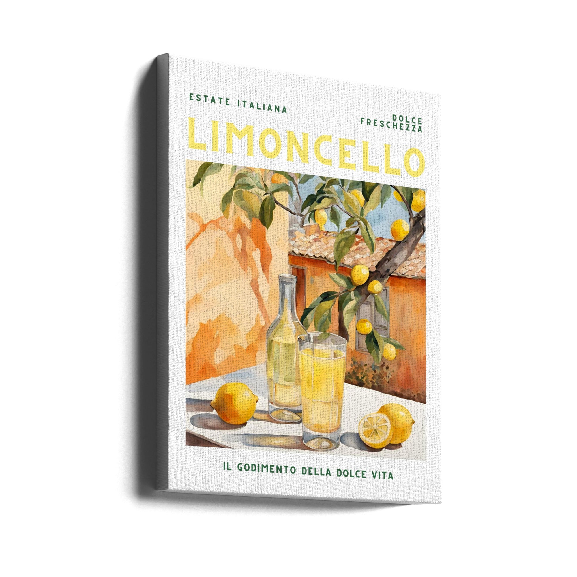Limoncello, Aquarell, Fresh