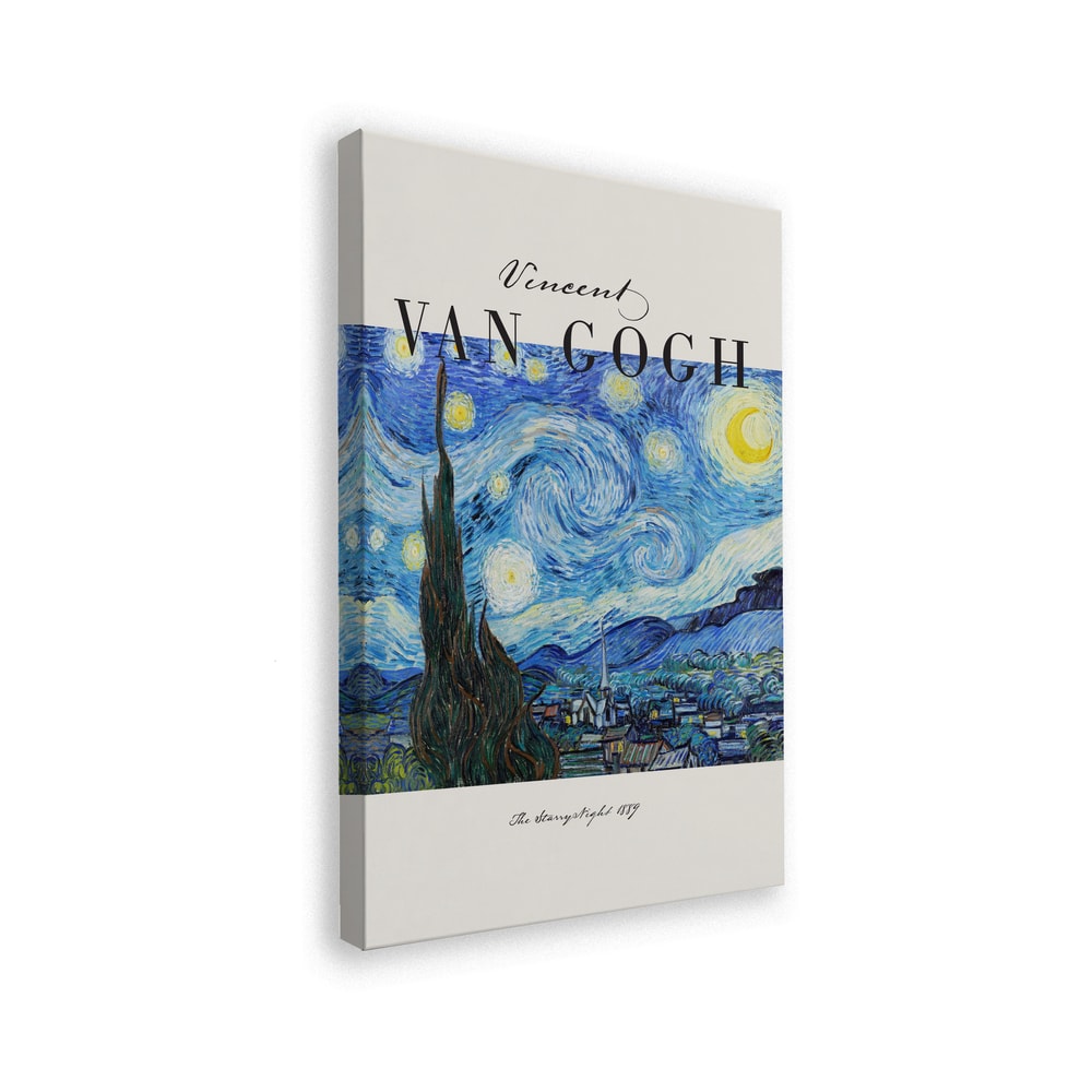 Ausstellungsplakat Vincent van Gogh mit dem Gemälde Sternennacht