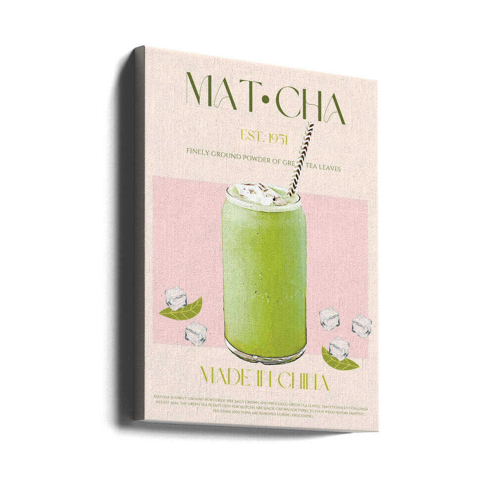 Chilled Matcha Drink Poster