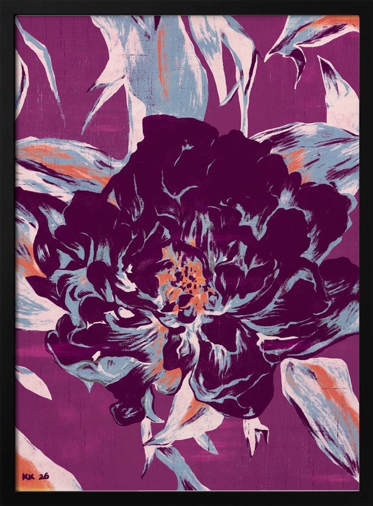 Violette Blüte