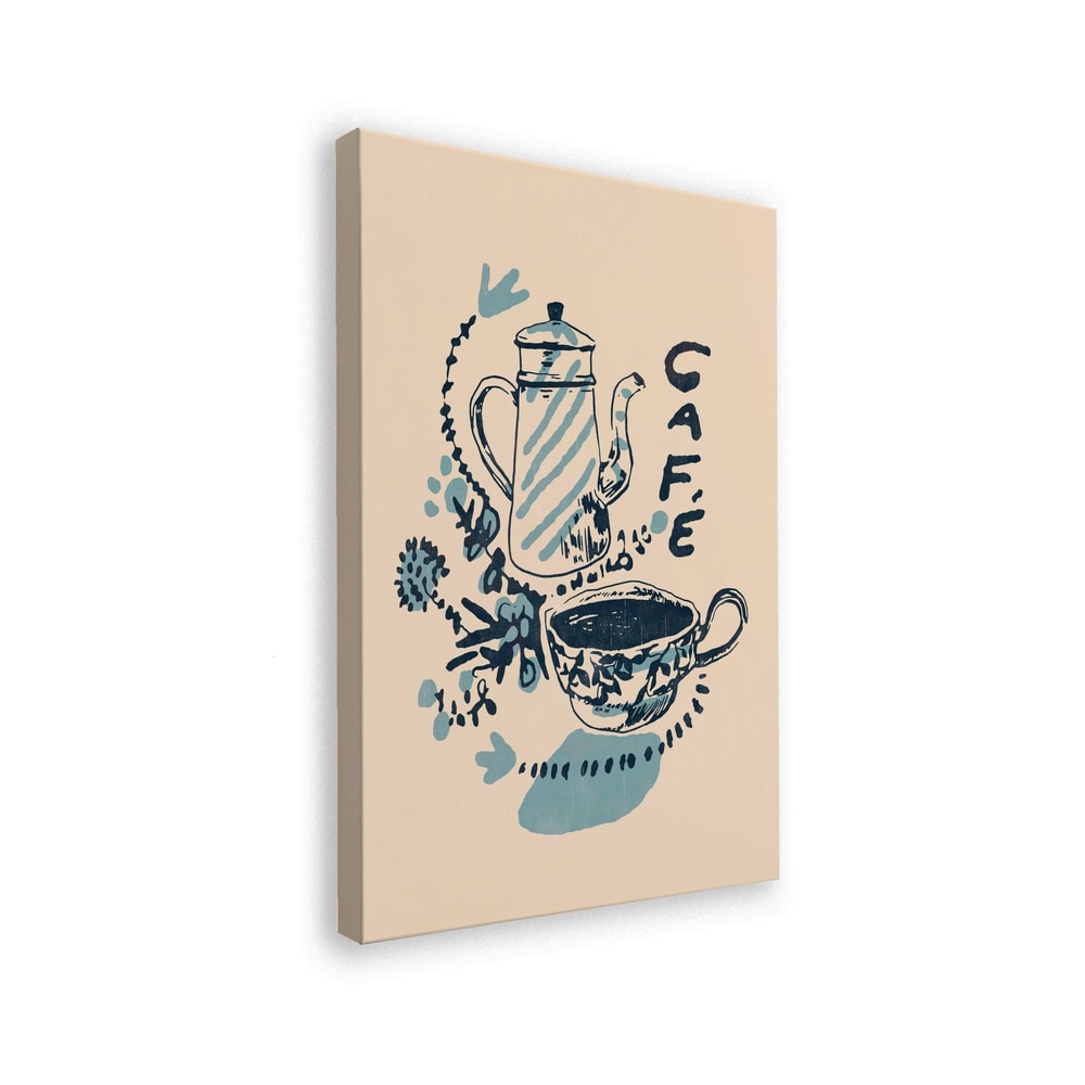 Café – Kaffeekanne und Tasse
