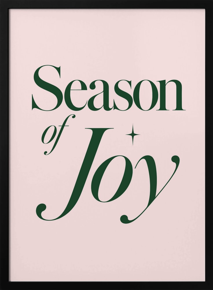 Season of Joy – Weihnachtlicher Schriftzug