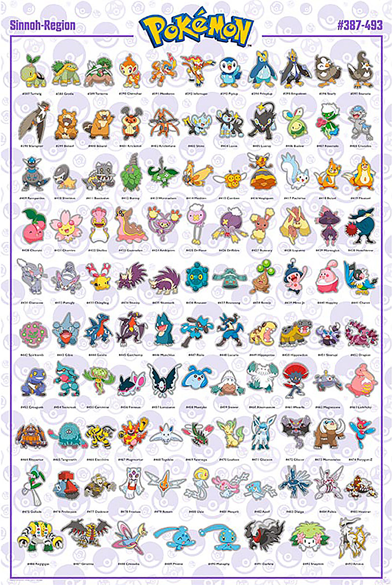 Pokemon National Pokédex 1-493 Shiny Collection for Tanzania