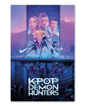KPop Demon Hunters Poster Rumi, Mira & Zoey