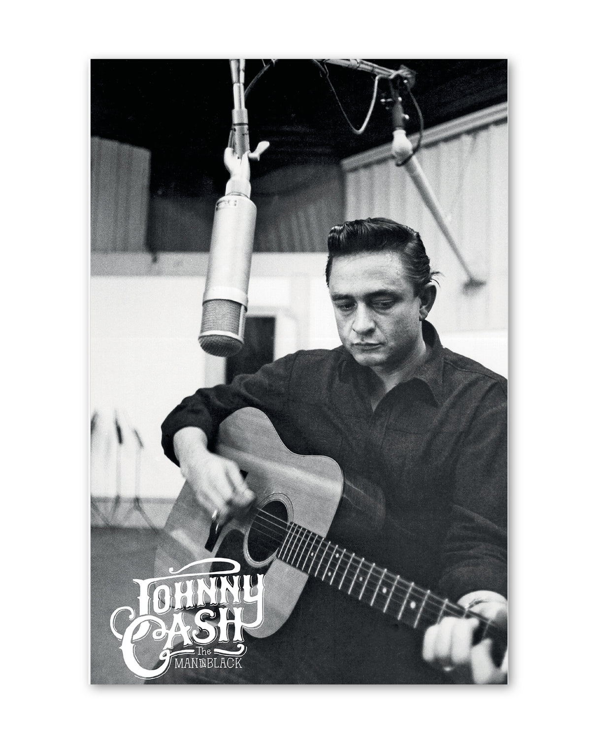 Johnny Cash Poster Studio The Man in Black