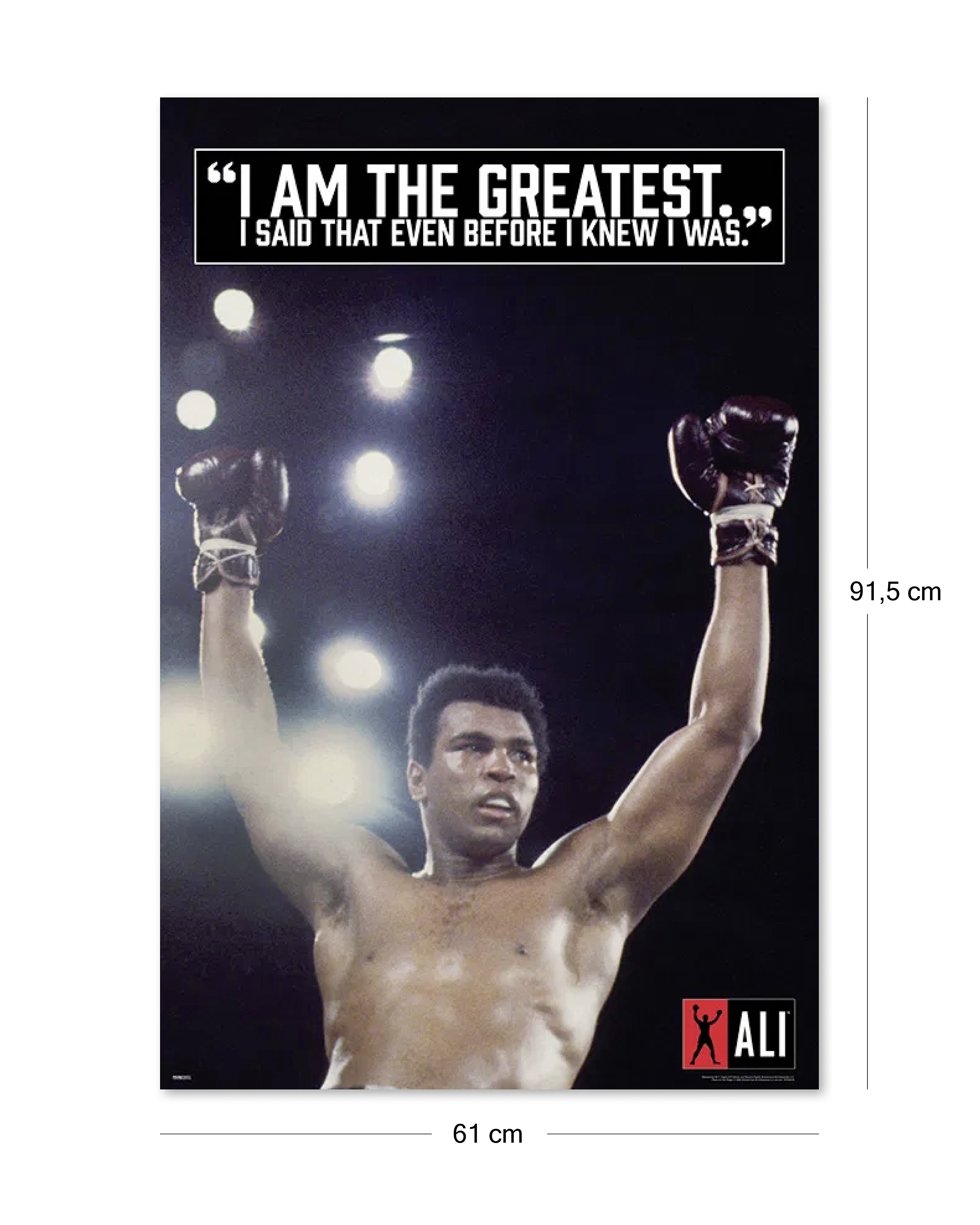 Muhammad Ali Poster I Am The Greatest