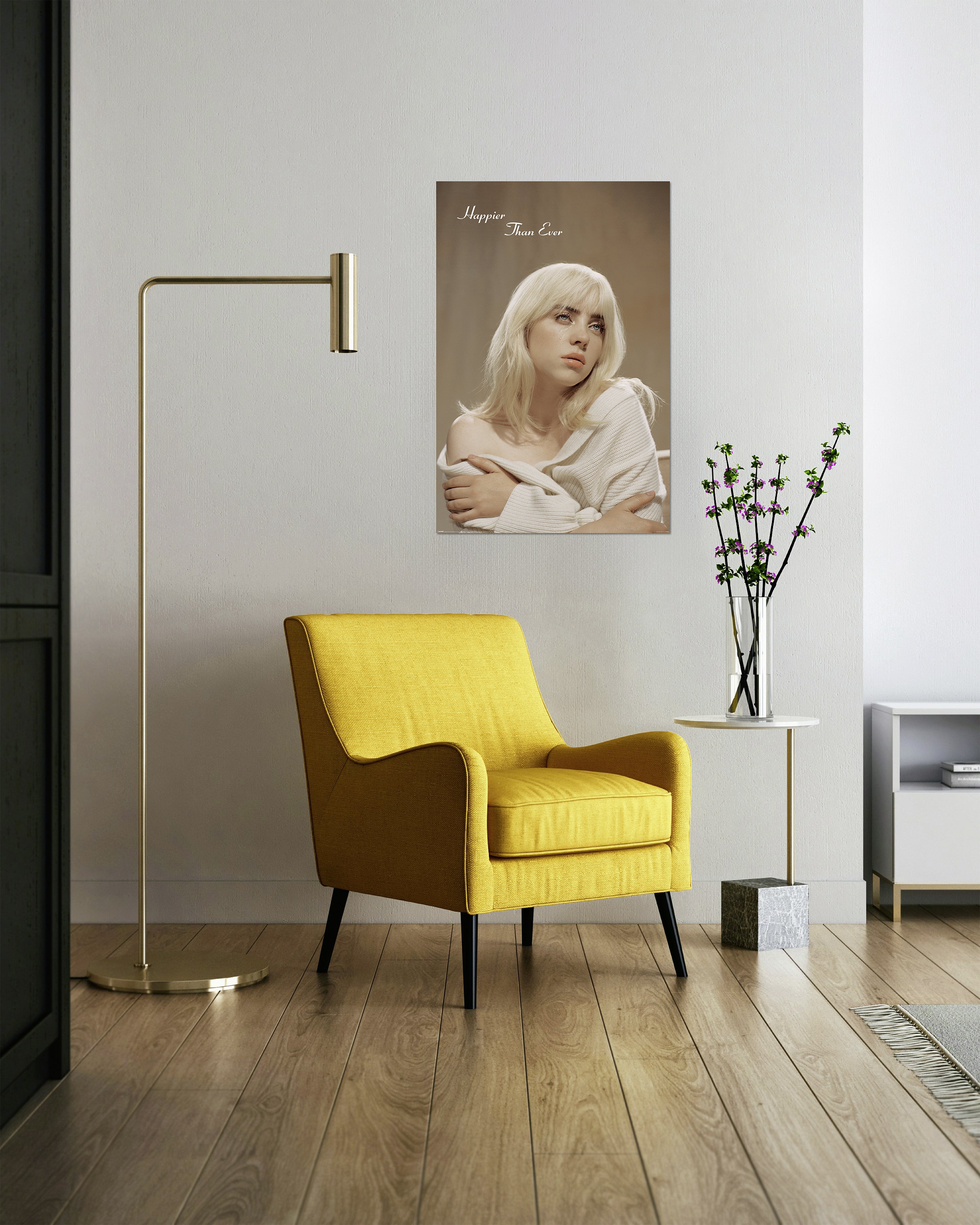 Billie Eilish Poster Cover Happier Than Ever