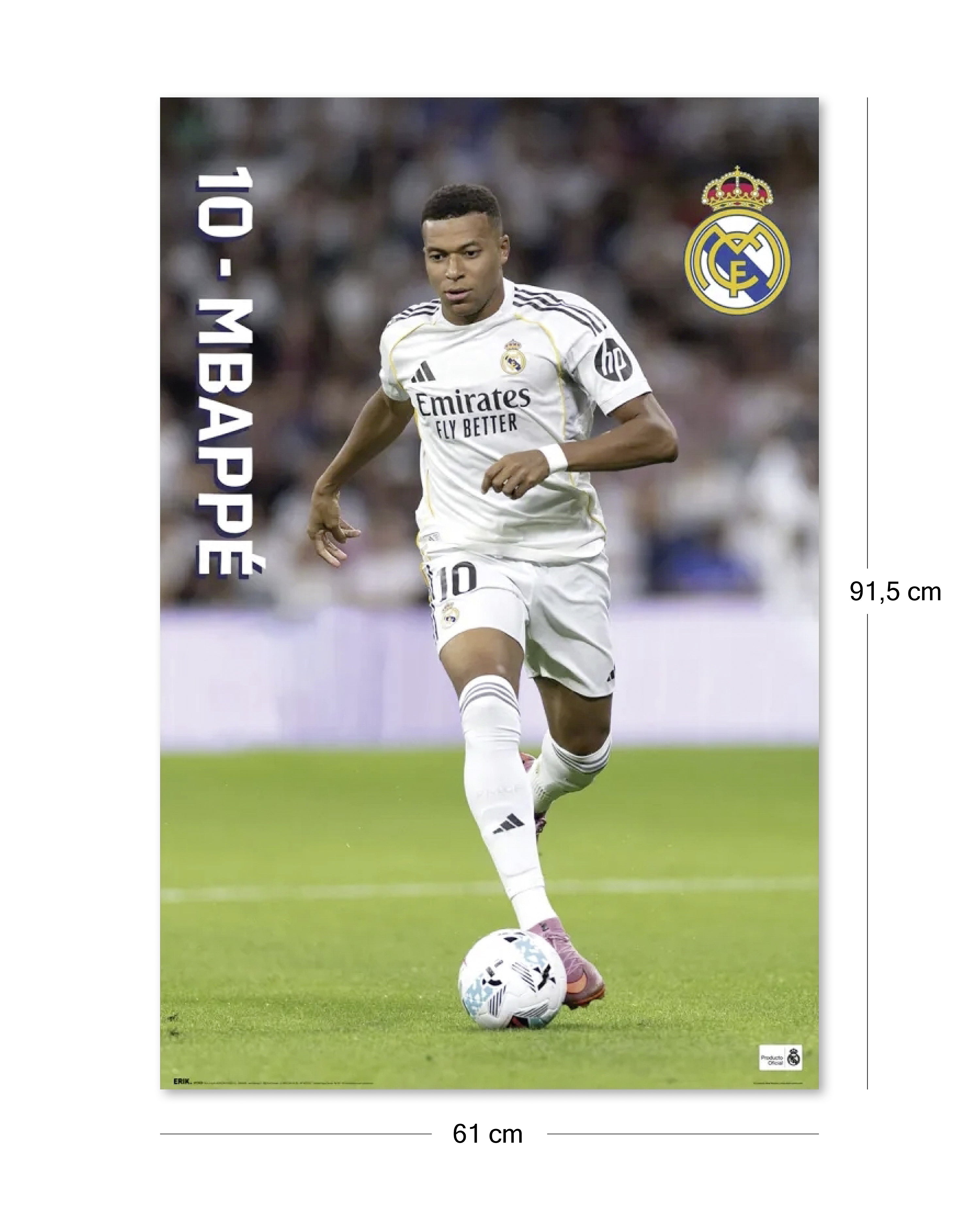 Real Madrid Poster Mbappé