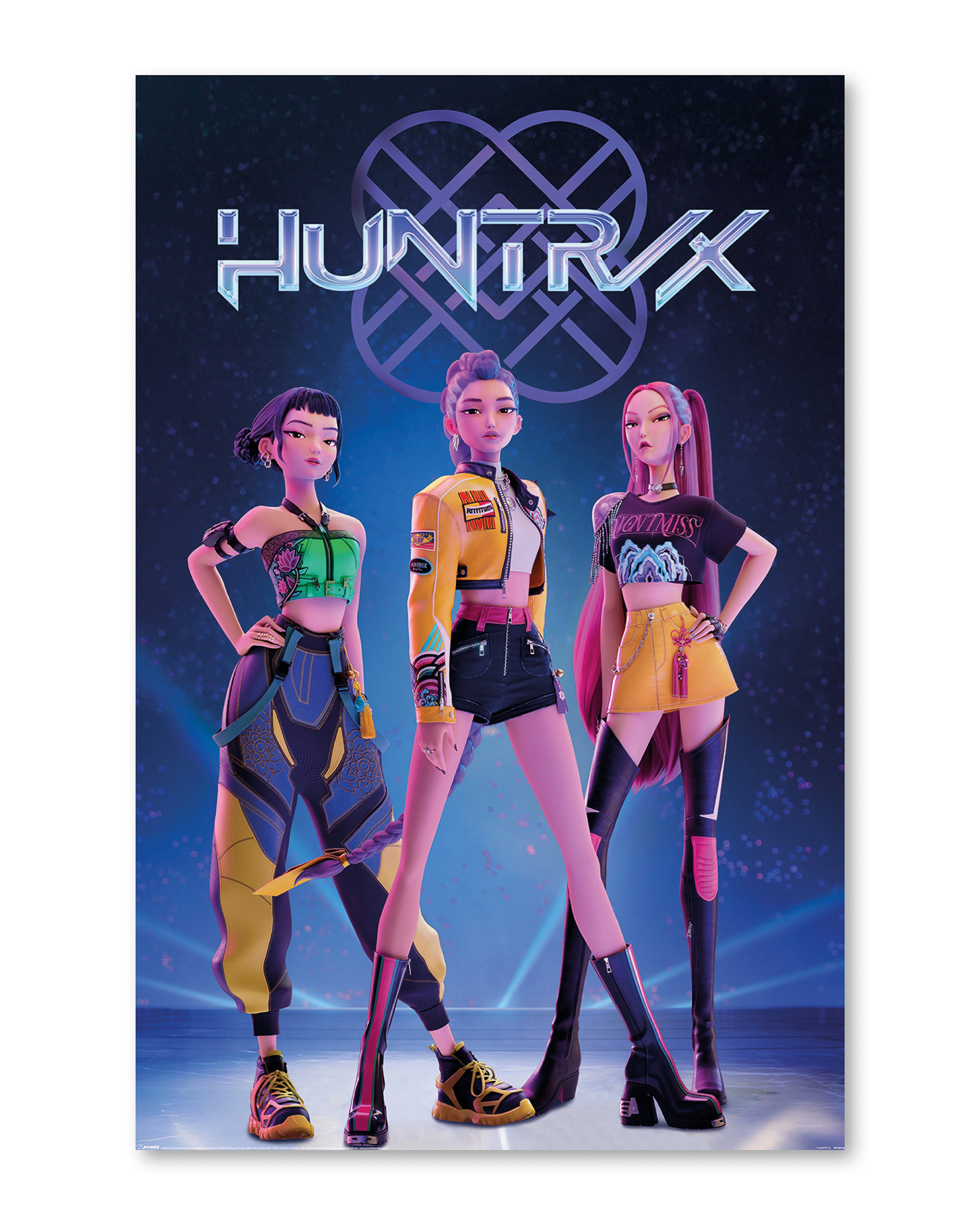 K-Pop Demon Hunters Posterset Huntr/x