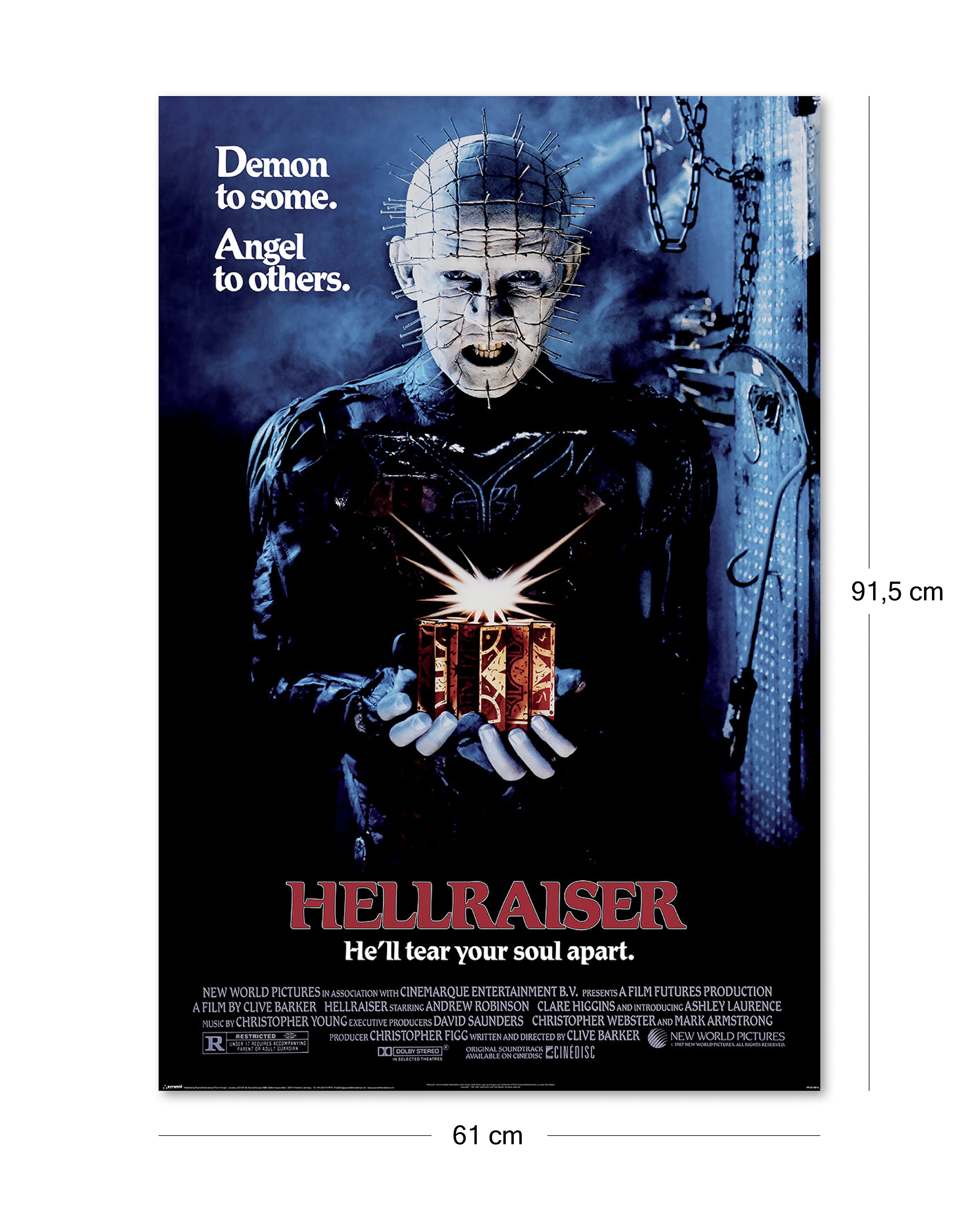 Hellraiser Poster - One Sheet Das Tor zur Hölle - 61x91,5 cm