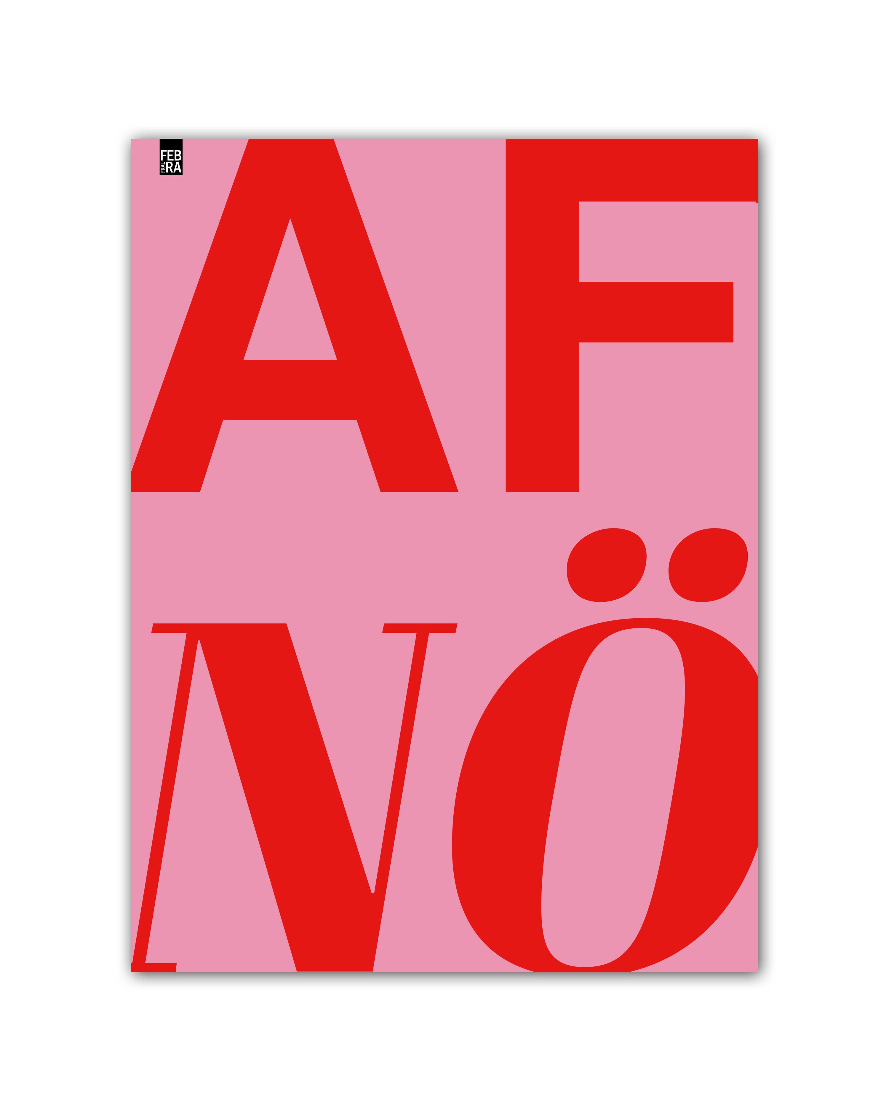 AFnö! Kunstdruck rosa