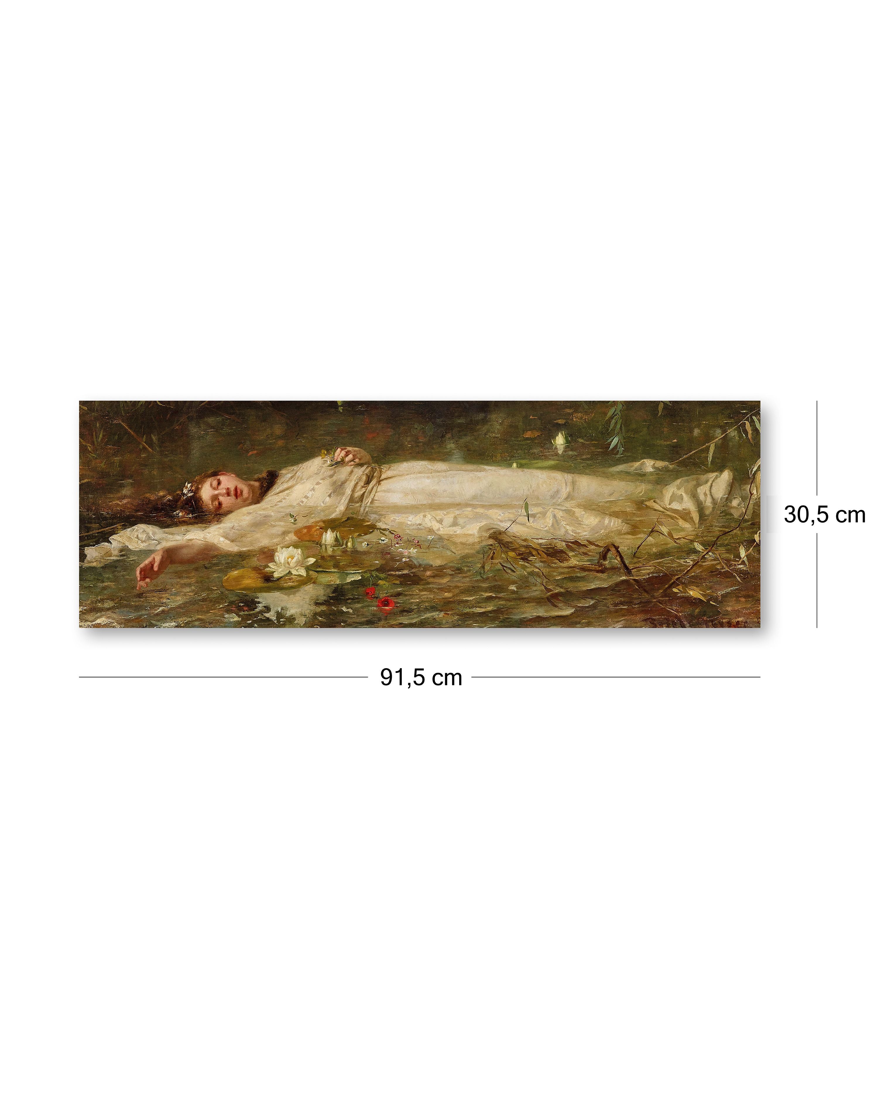 Ophelia Poster von F. W. T. Heyser (ca. 1900)