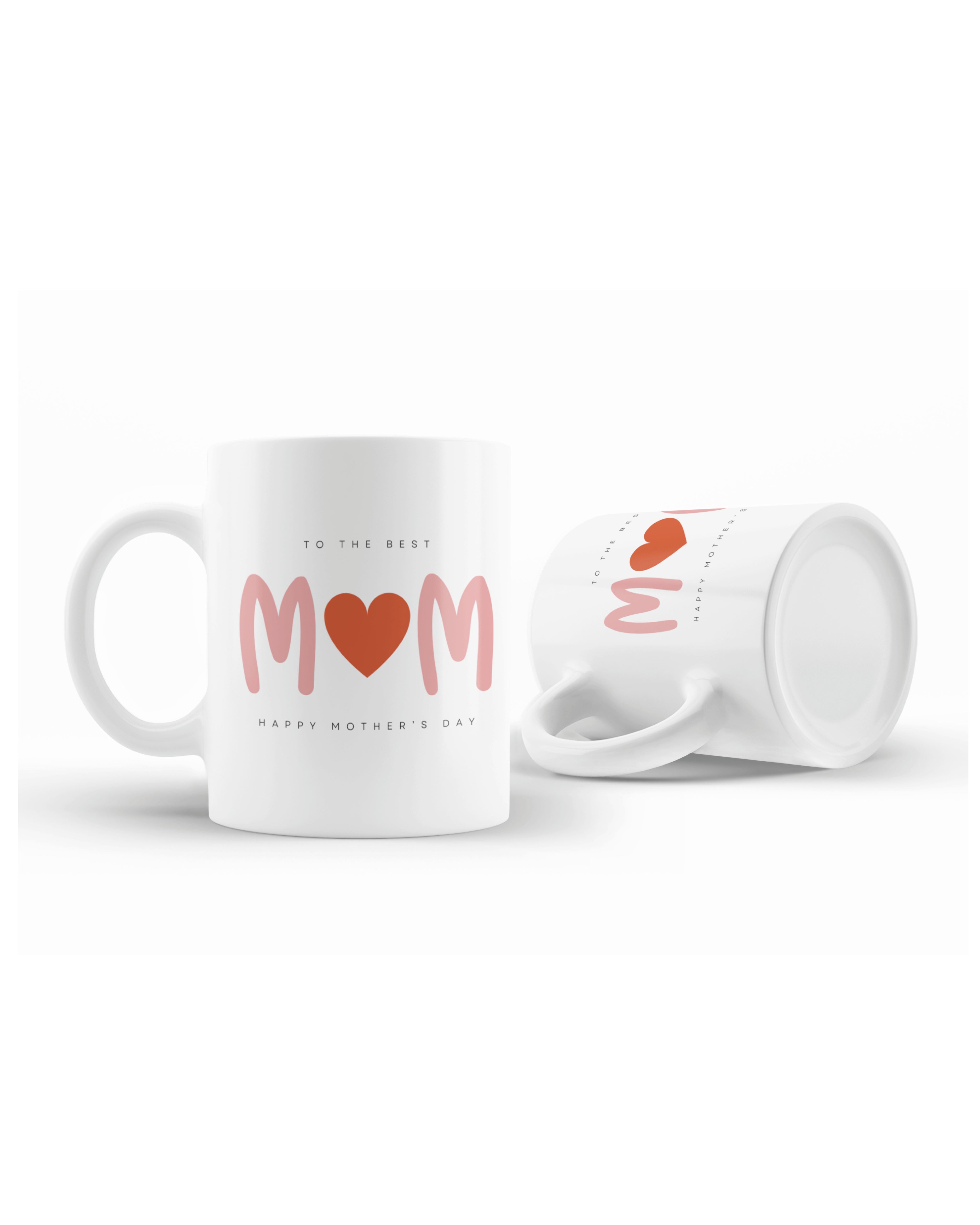 To the best Mom - Happy Mothers Day Tasse - Geschenk Tasse zum Muttertag 330 ml