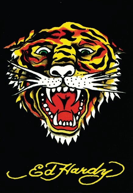 Porte-clés Don Ed Hardy - Tigre Rugissant - Multicolore - Vintage - Neuf Avec étiquettes