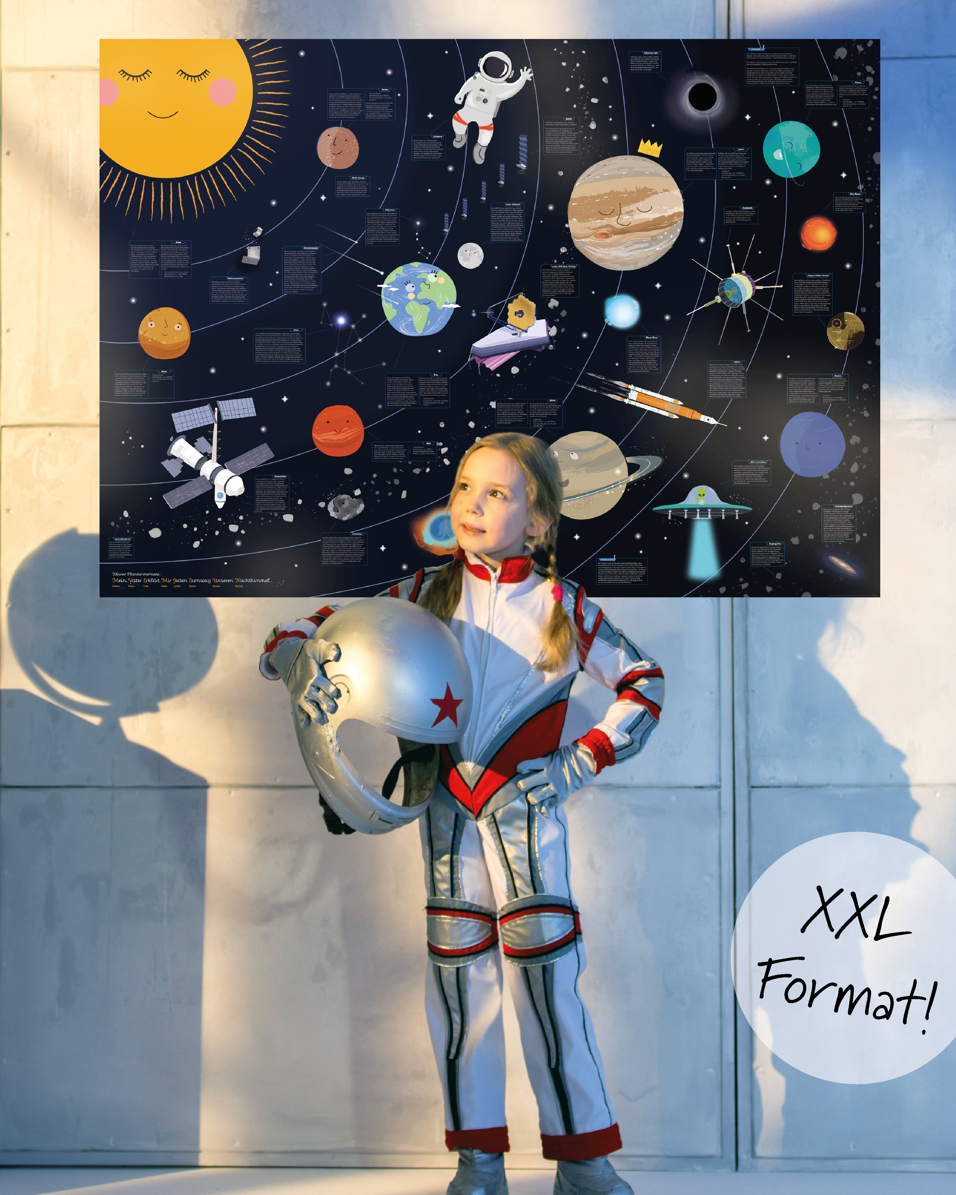 Universe for Children 250 g paper, 140 x 100 cm