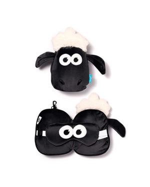 Shaun das Schaf Relaxeazzz Reiskopfkissen mit Schlafmaske
