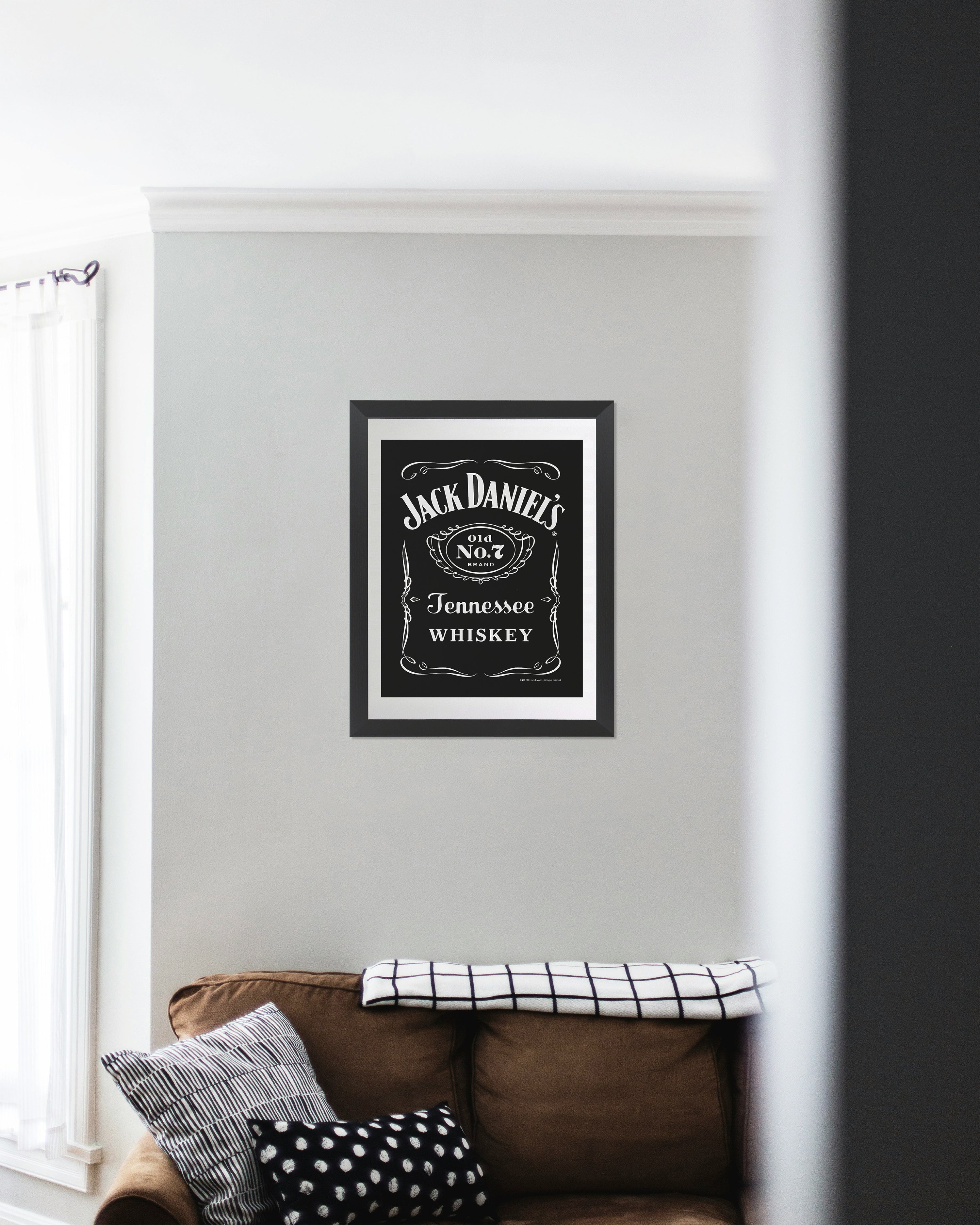 Jack Daniel's Spiegel Black Label XL - 30x40 cm