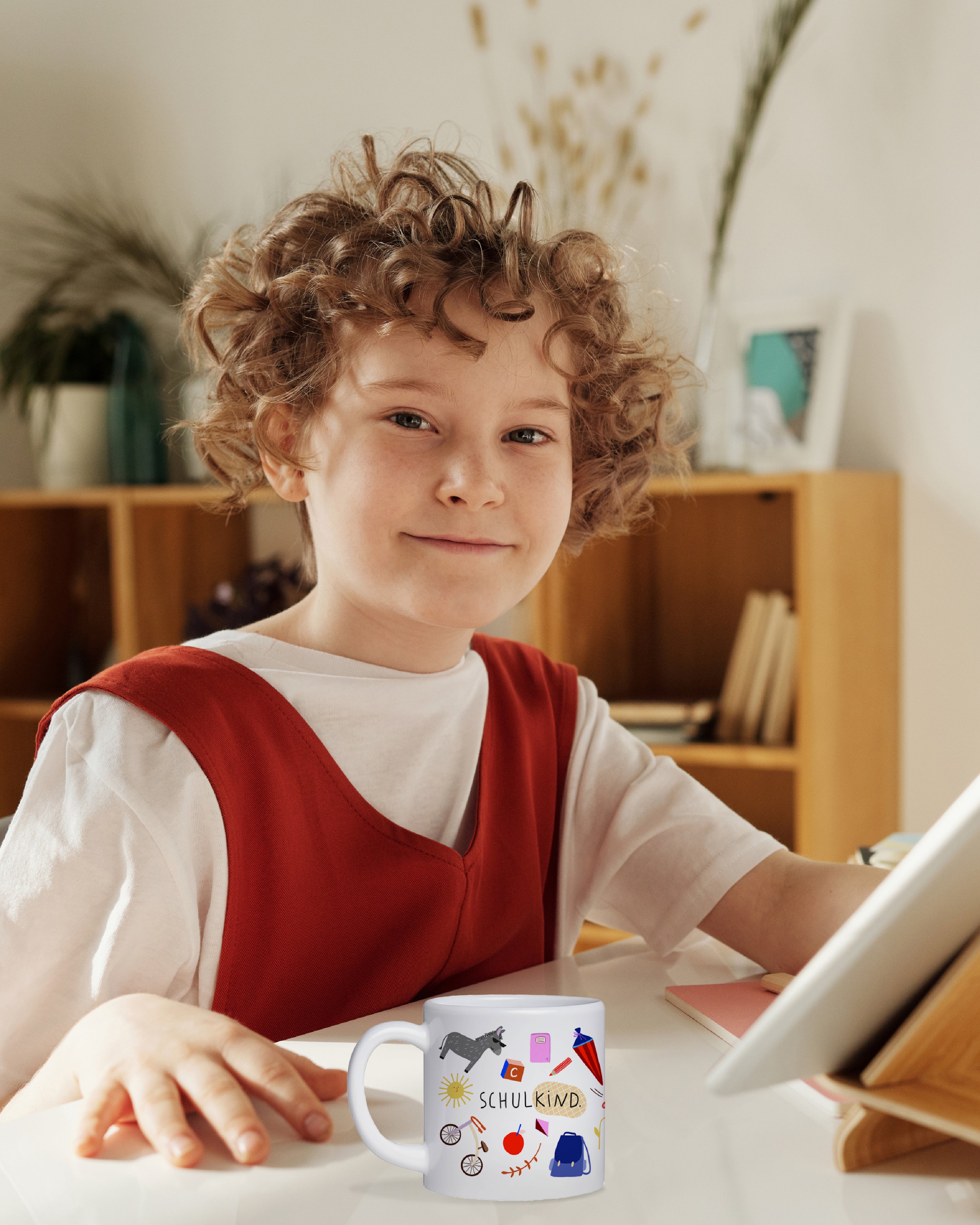 Schulkind Tasse - 180 ml Kindertasse für Einschulung