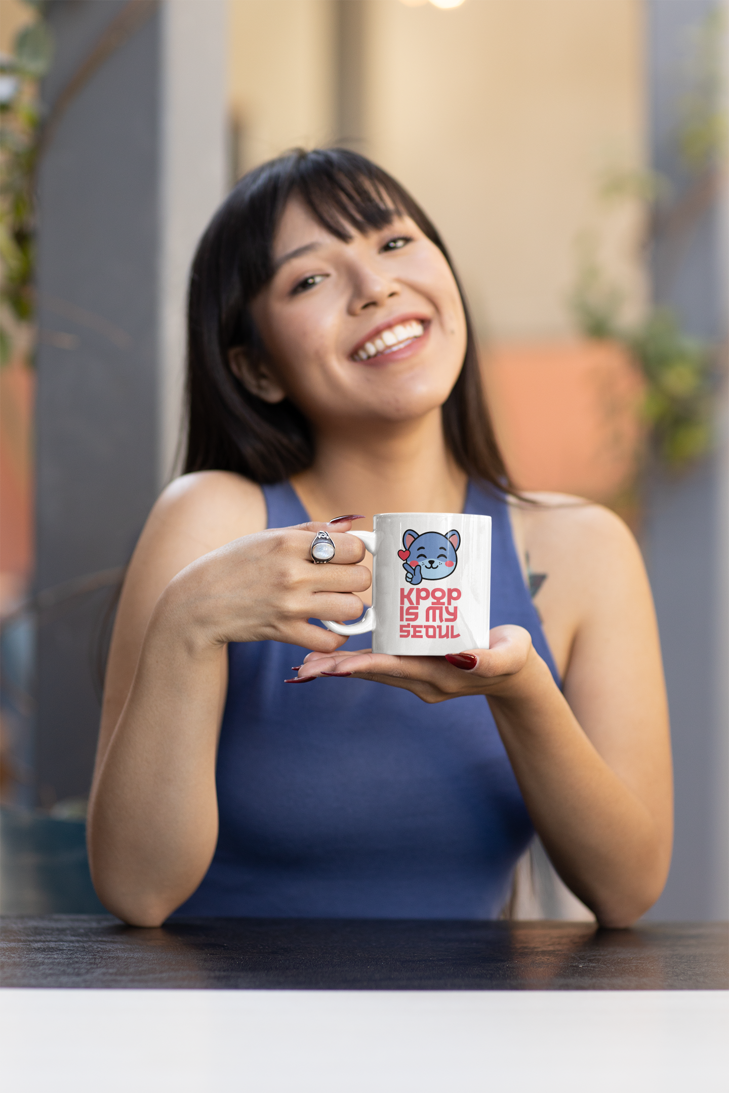 K-POP Cat Tasse