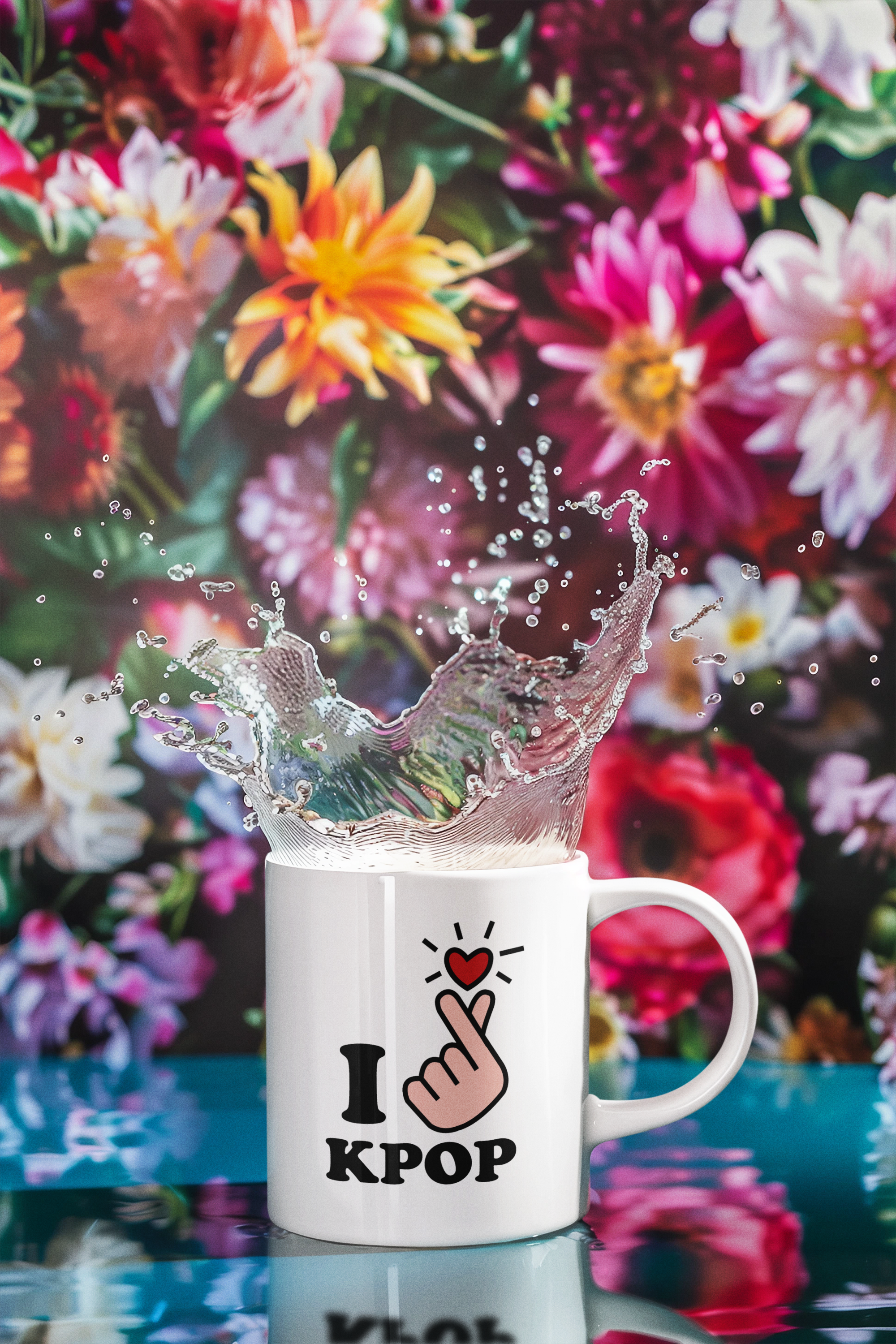 I Love K-Pop Tasse