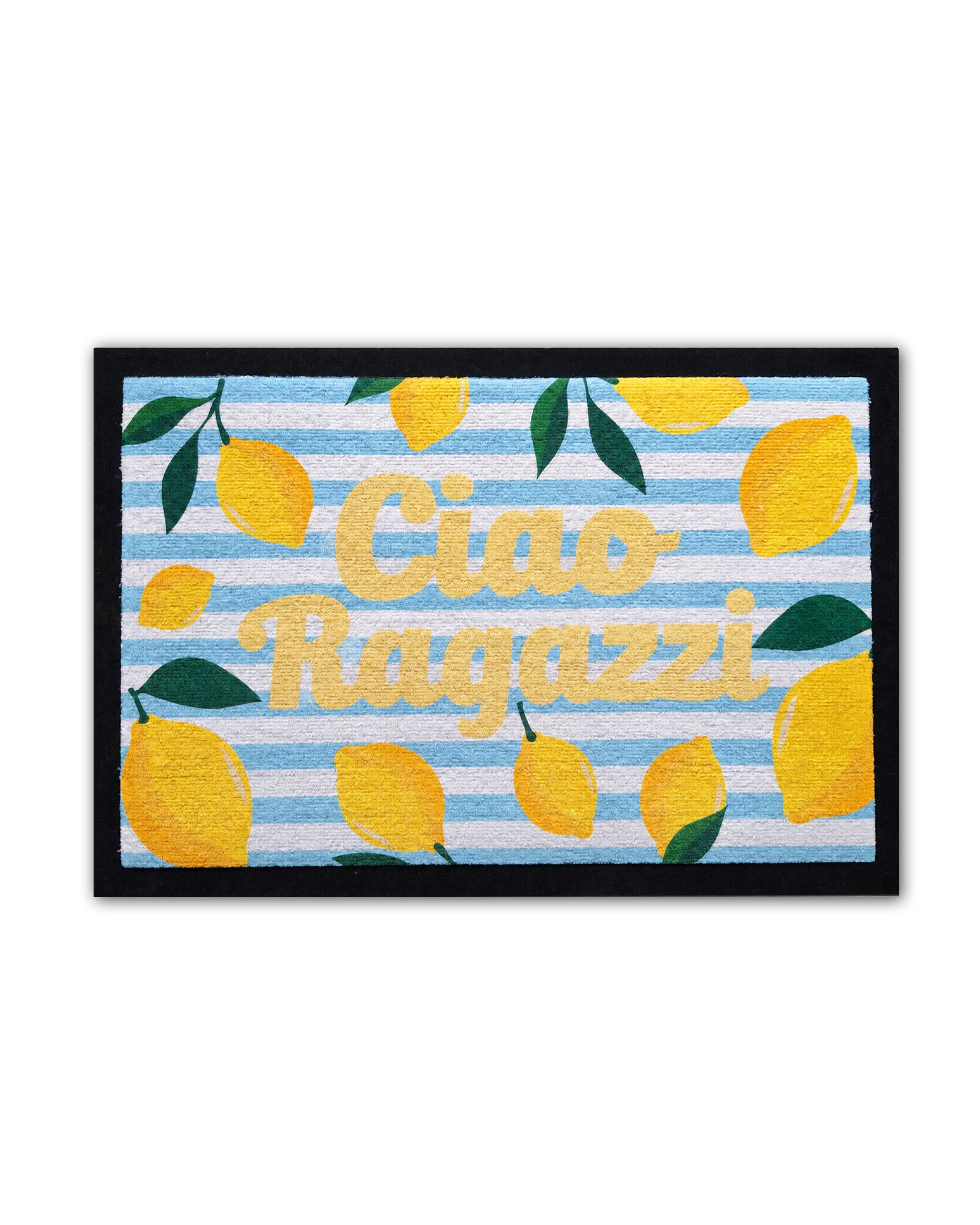 Ciao Ragazzi Fußmatte | 60x40 cm | Lemon & Stripe Edition