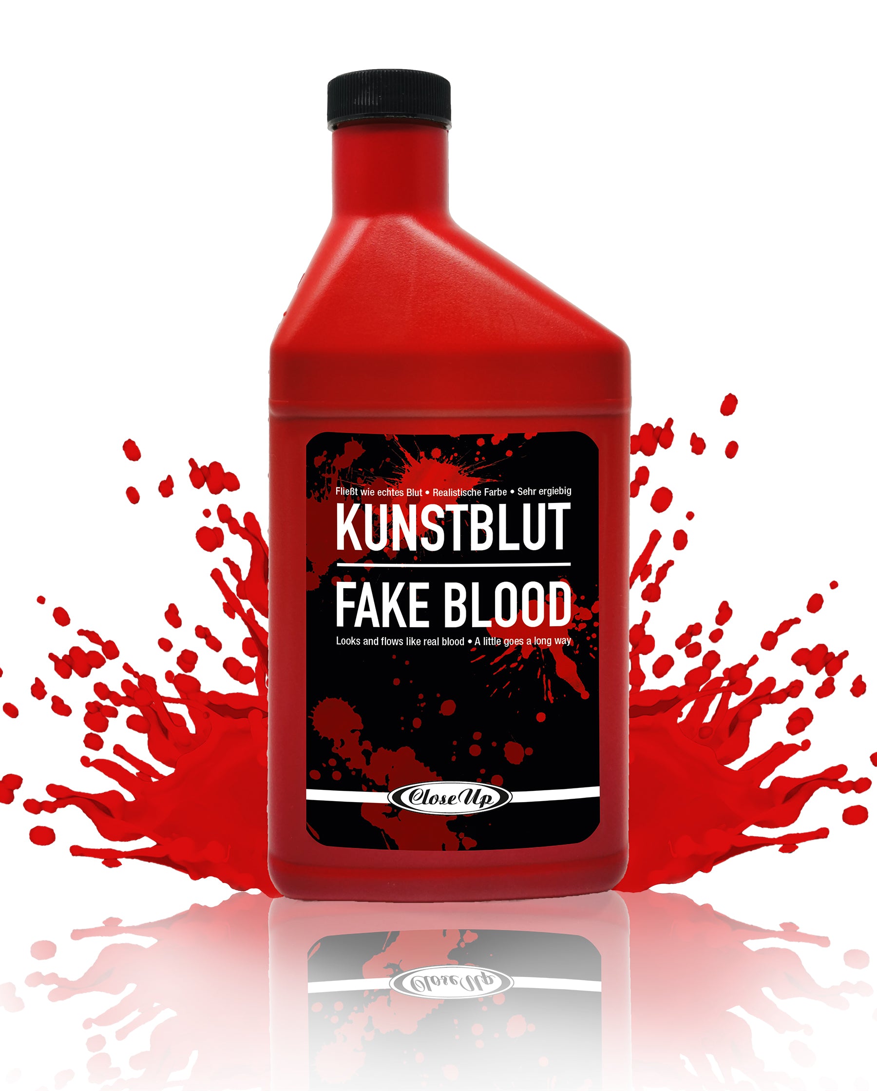 Flasche Kunstblut Theater-Blut Filmblut rot 473 ml, Halloween