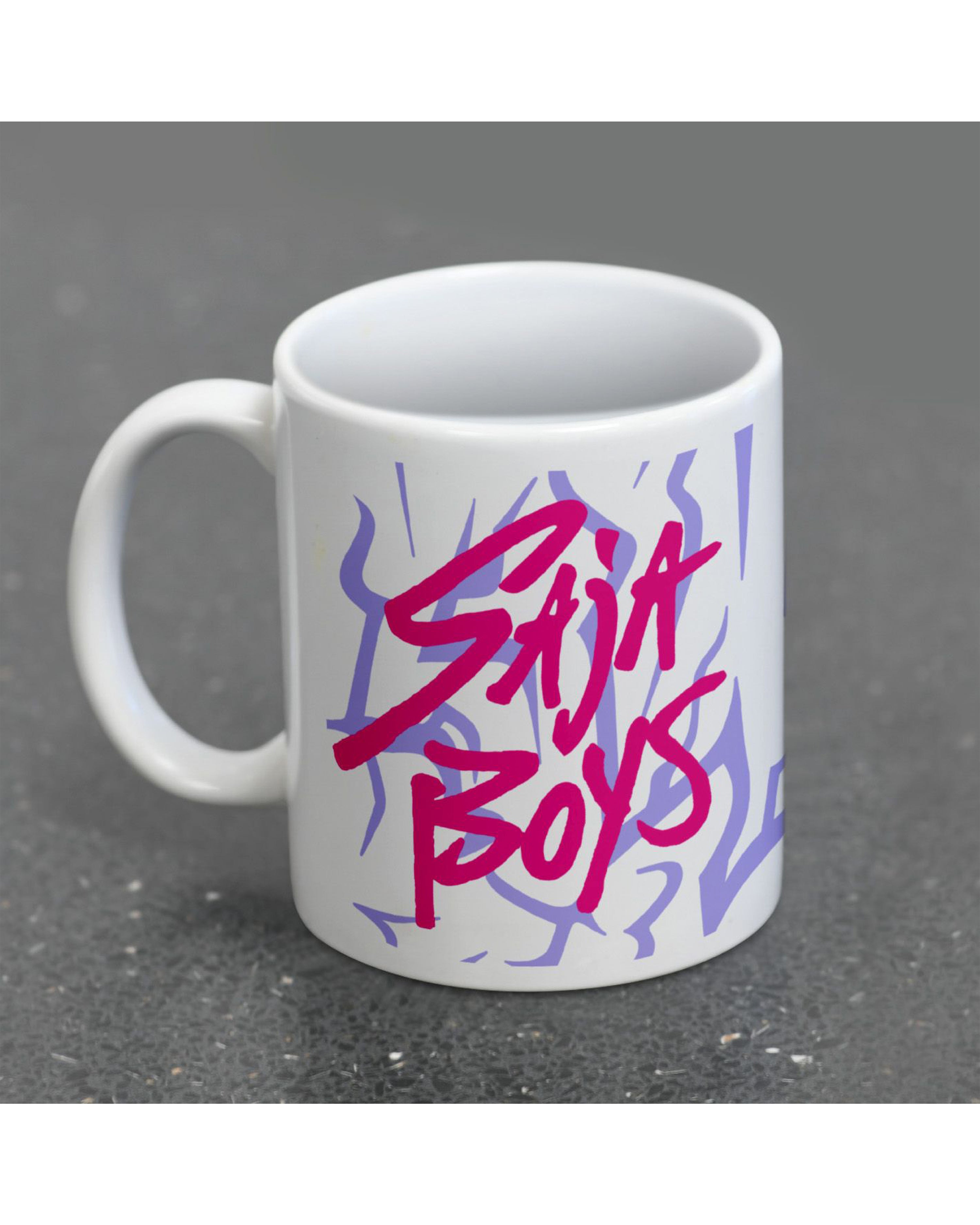 K-Pop Demon Hunters Tasse Saja Boys Logo Pink