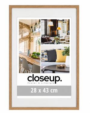 Poster Frame 28 x 43 cm Light Beech, Profile Width 20mm