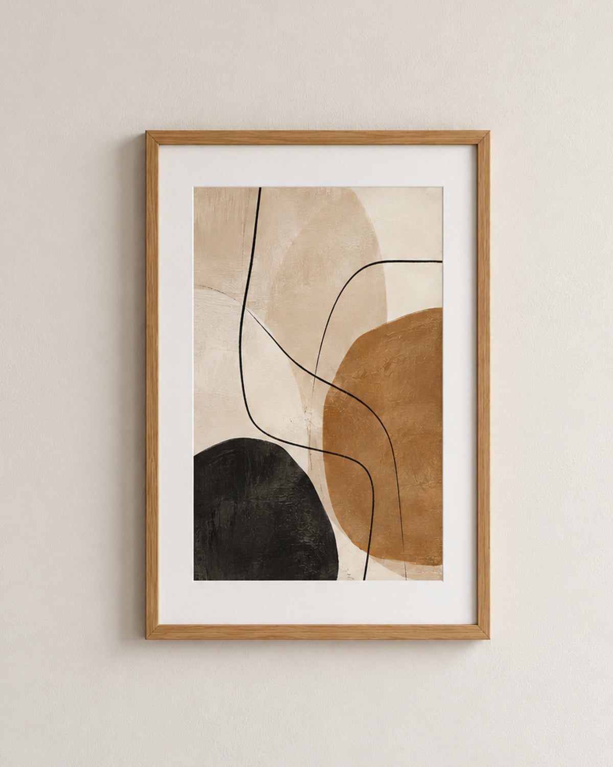 Poster frame 30 x 45 cm light beech
