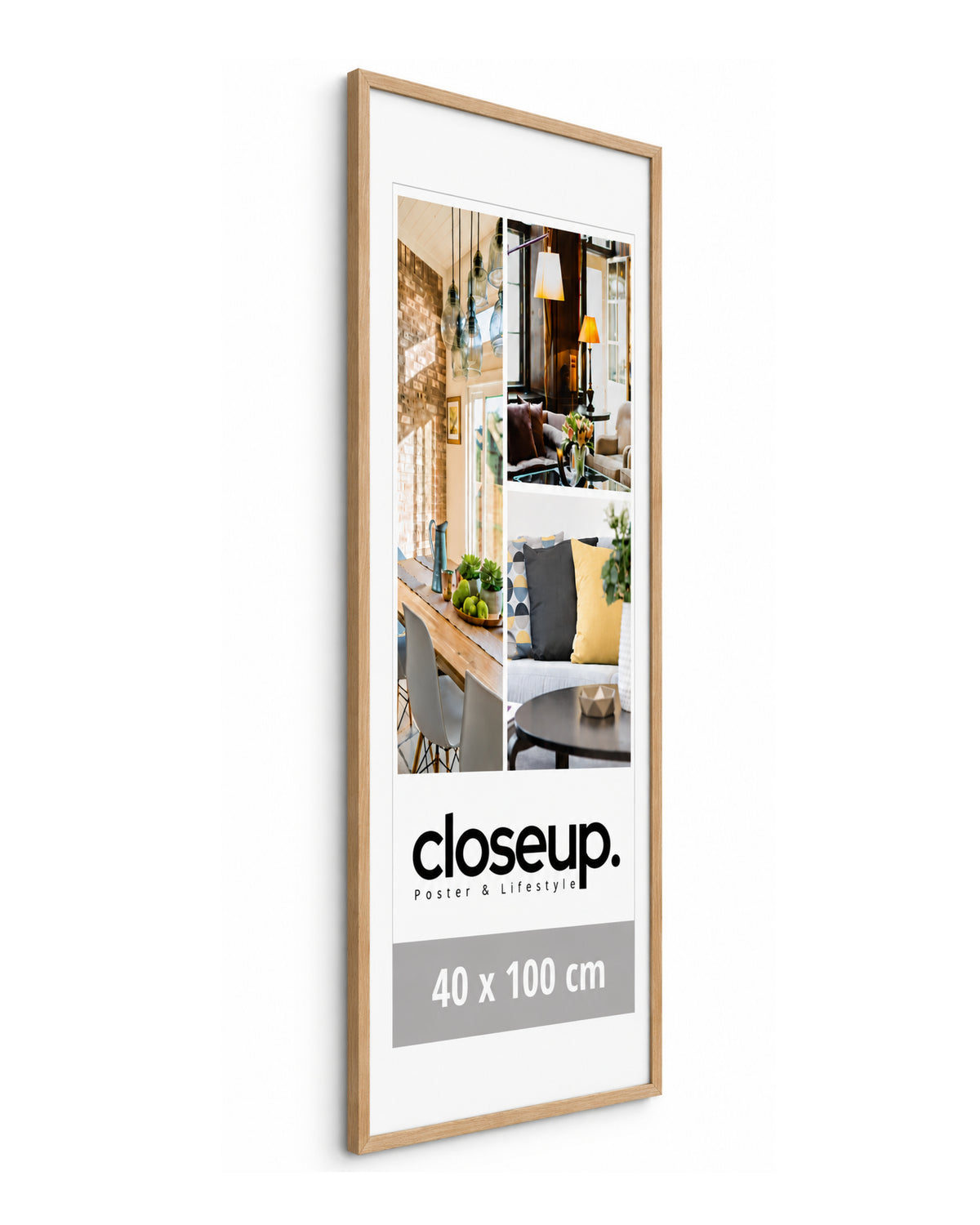 Poster Frame 40 x 100 cm Light Beech