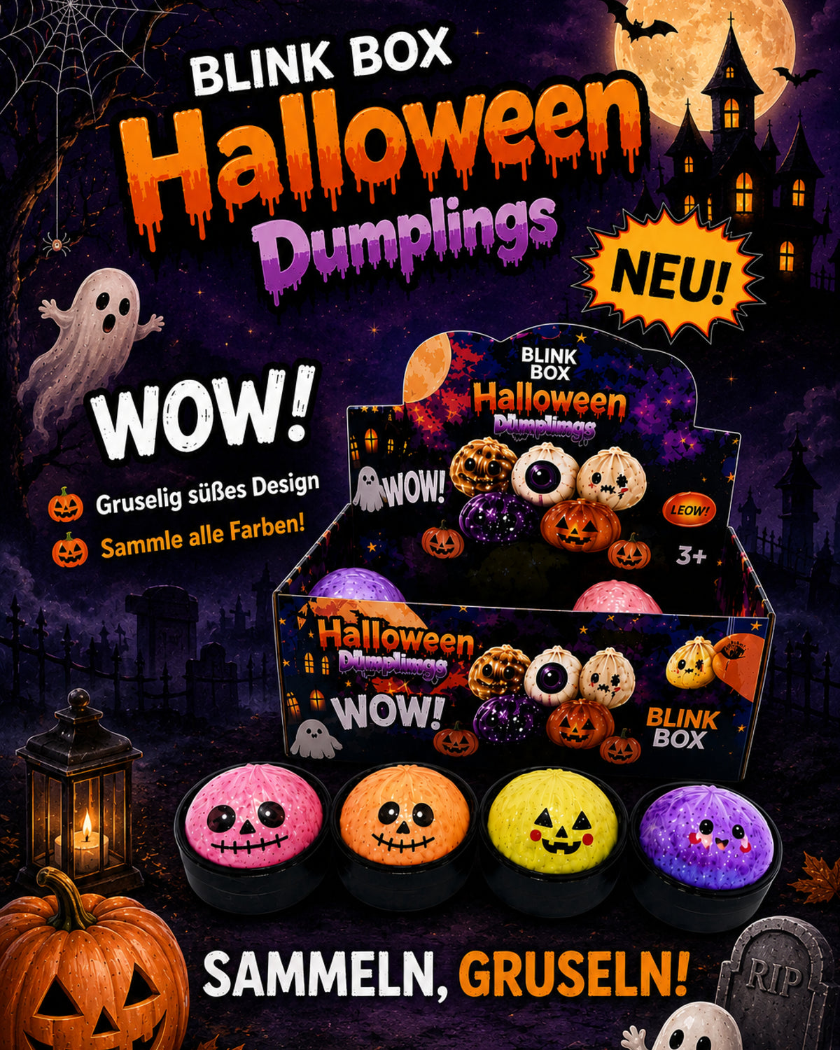 Blink Box Halloween Dumpling en boîte cadeau