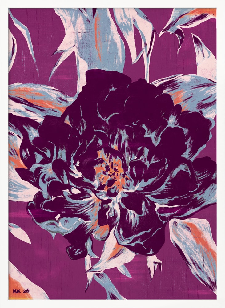 Violette Blüte
