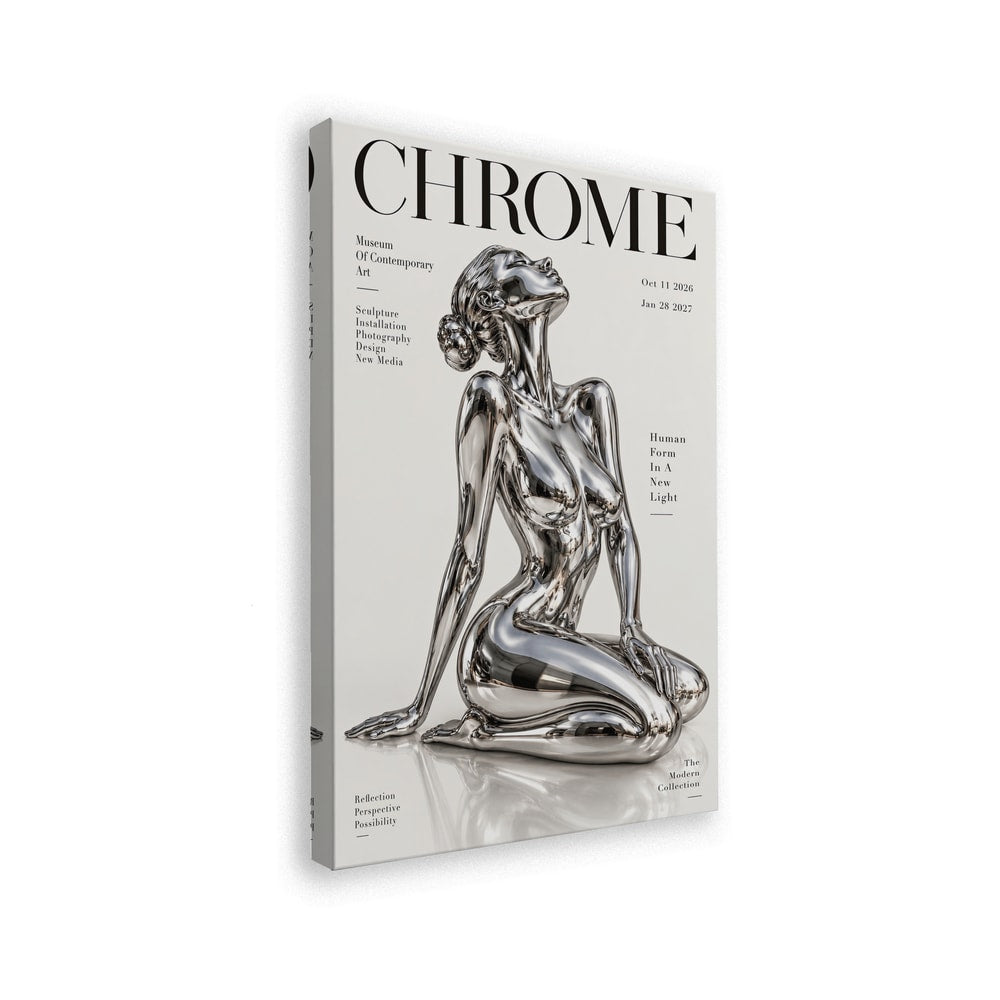 Chrome – Kniende Figur
