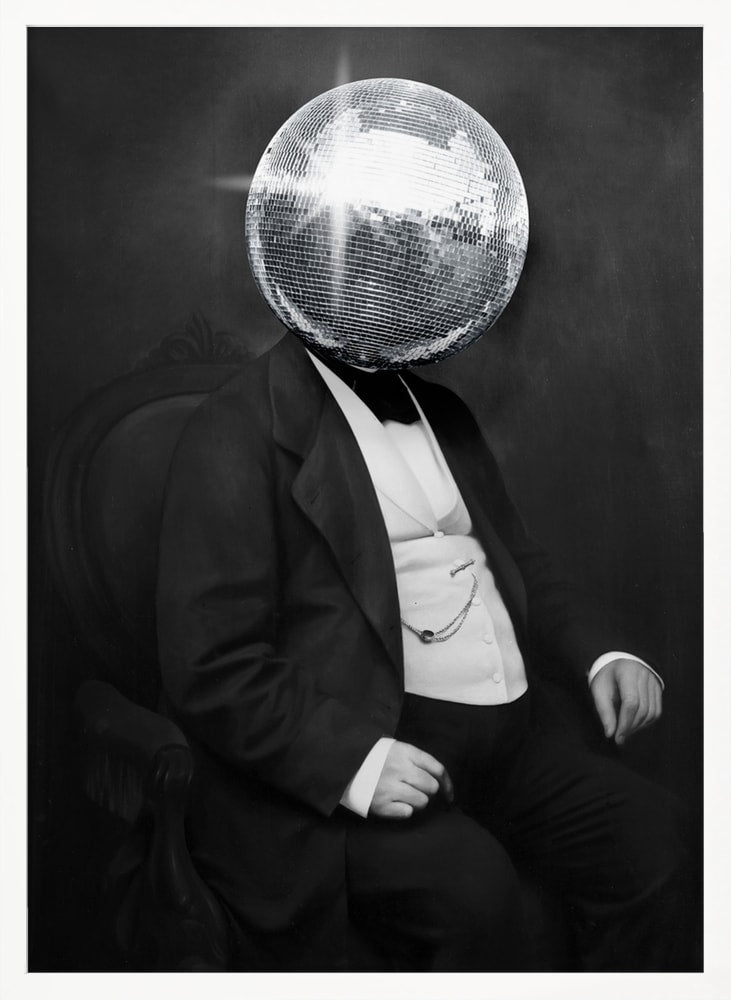 Gentleman mit Discokugel