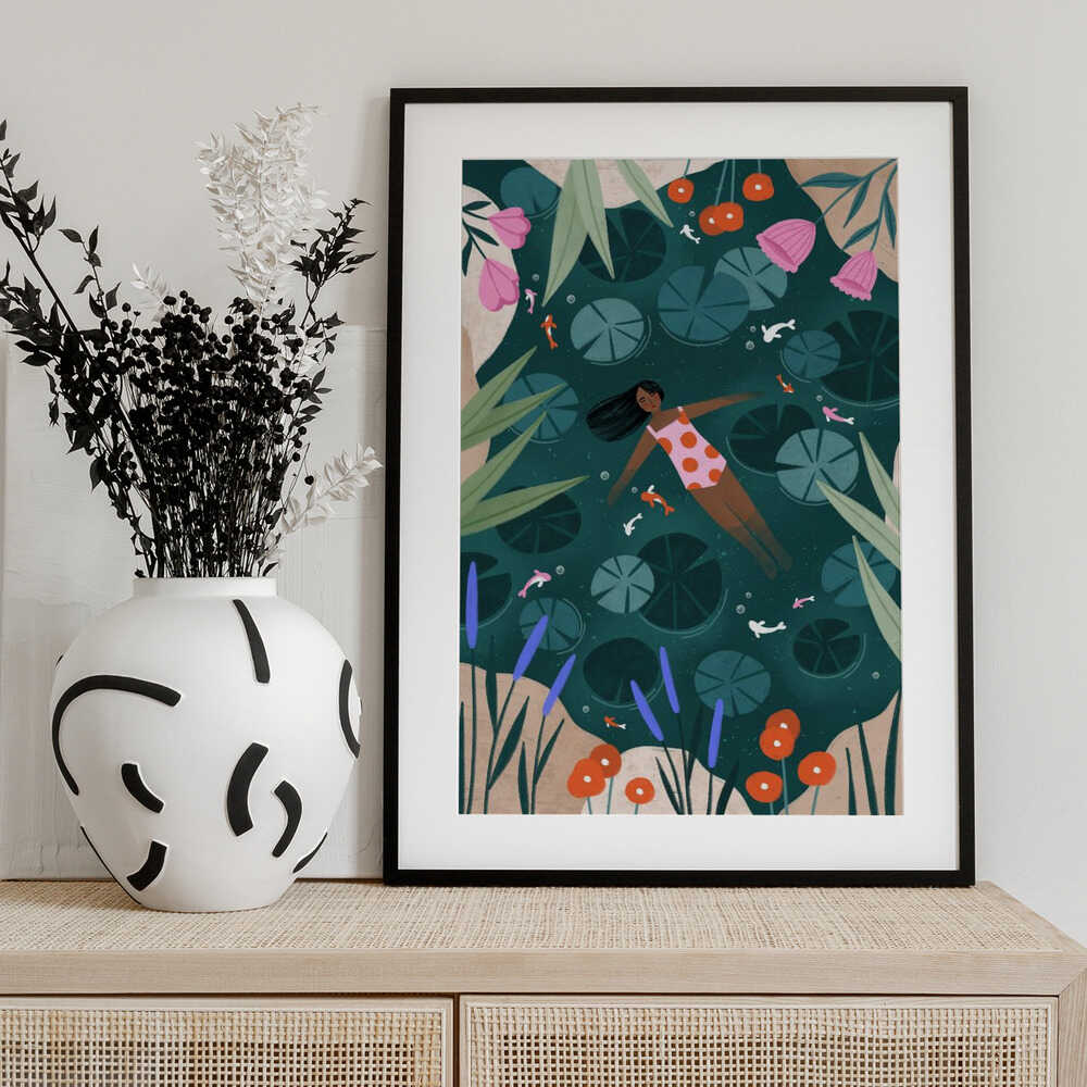 Wild Swimming von Bea Müller - Poster