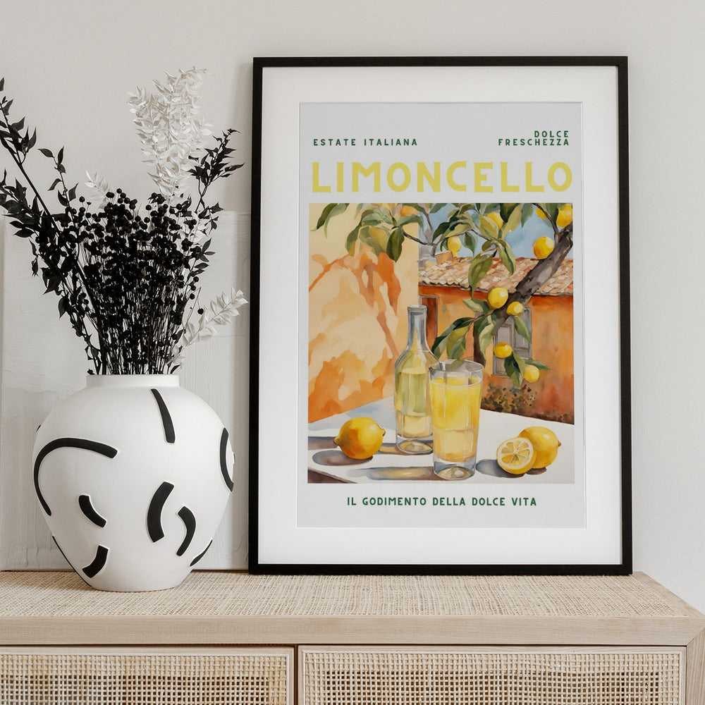 Limoncello, Aquarell, Fresh