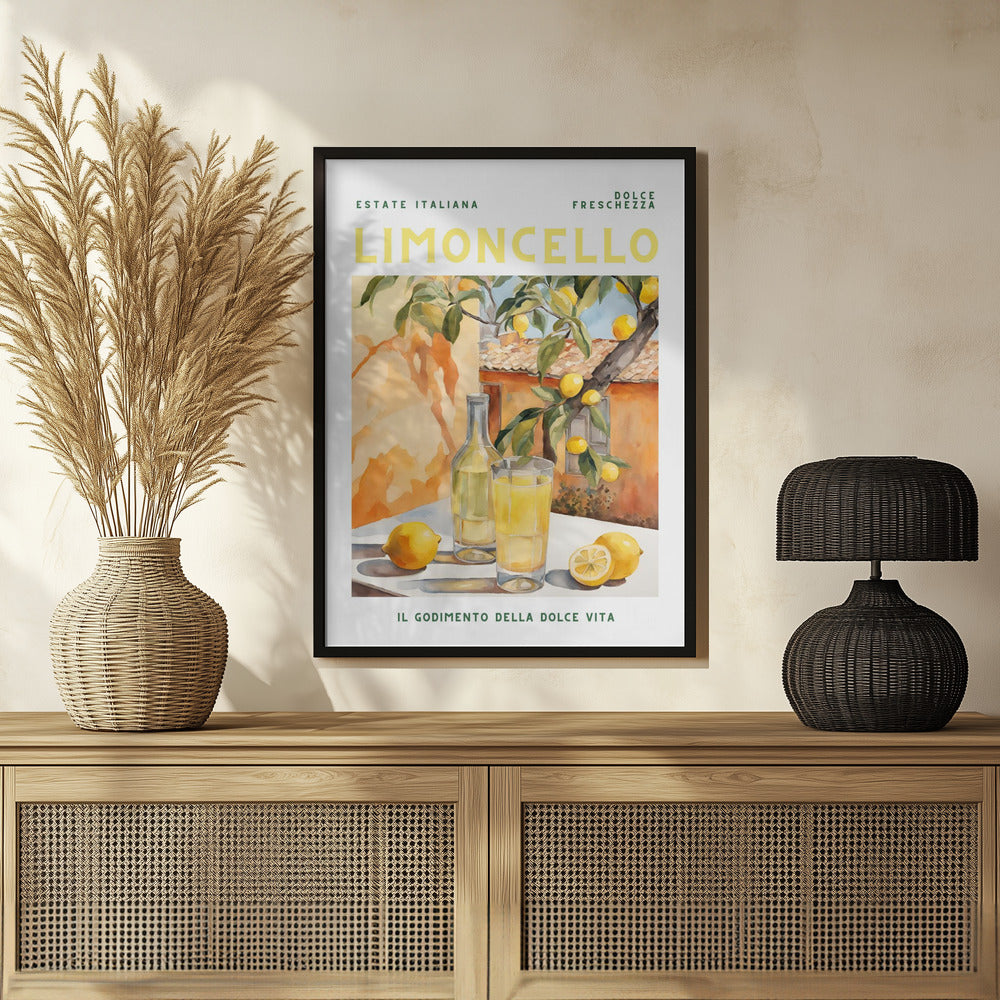 Limoncello, Aquarell, Fresh