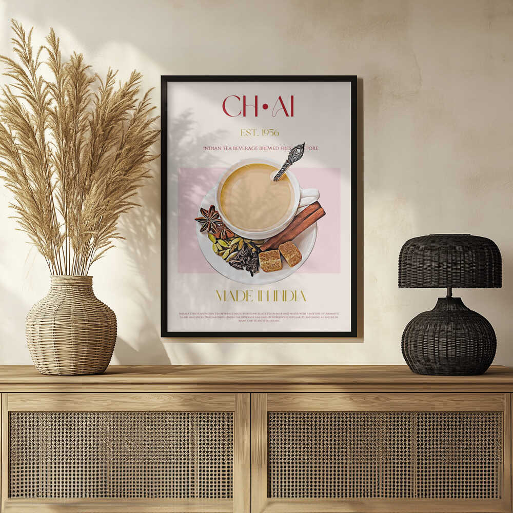 Chai Tea Poster - "Spice & Warmth"