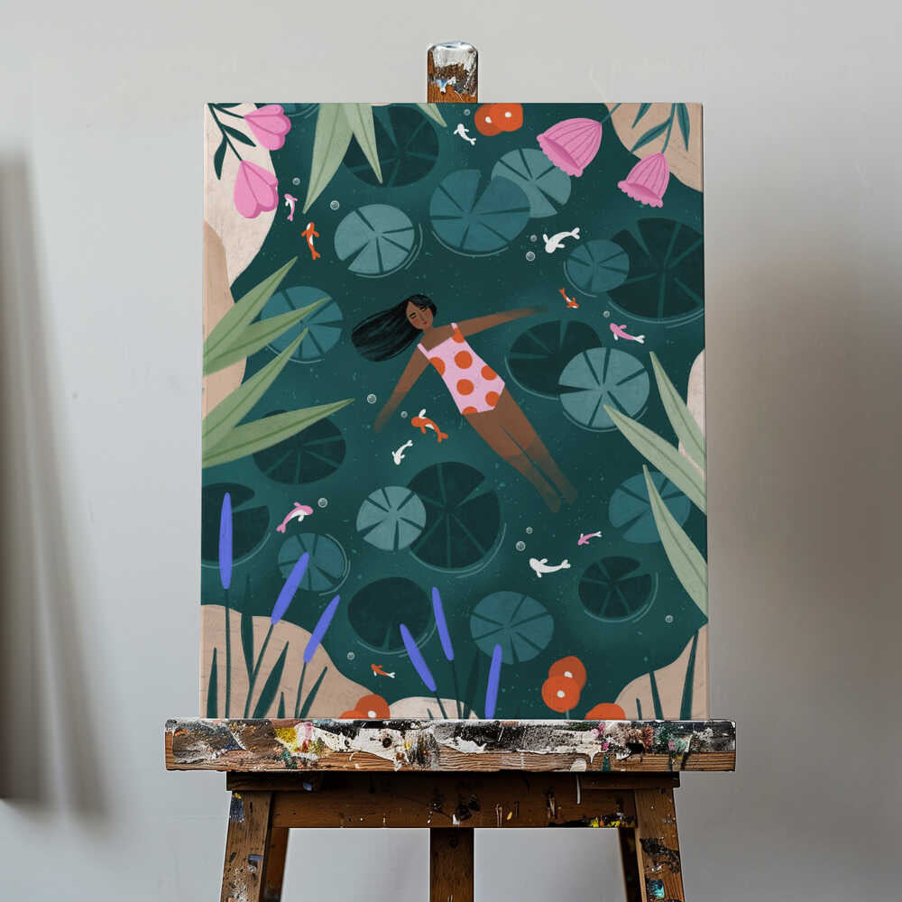 Wild Swimming von Bea Müller - Poster