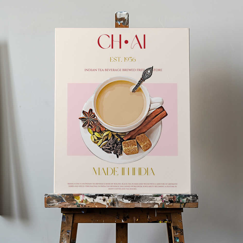 Chai Tea Poster - "Spice & Warmth"