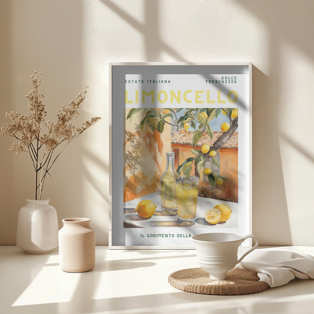 Limoncello, Aquarell, Fresh