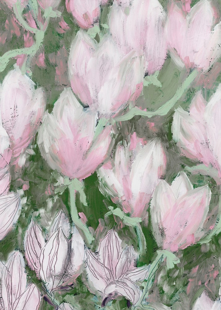 Zarte Magnolien