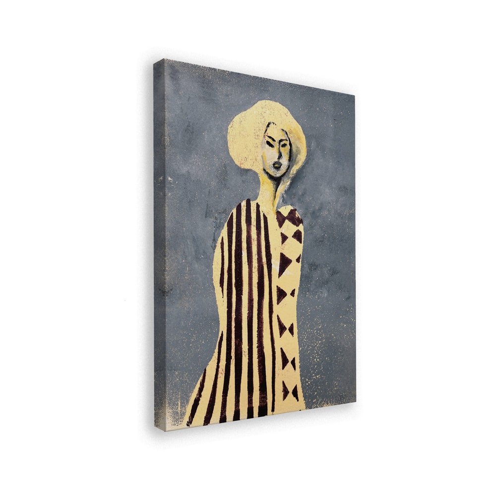 Frau mit goldenem Hut