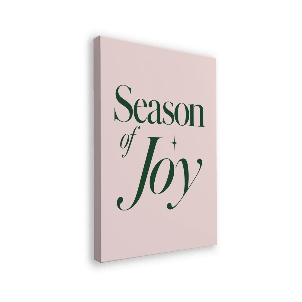 Season of Joy – Weihnachtlicher Schriftzug