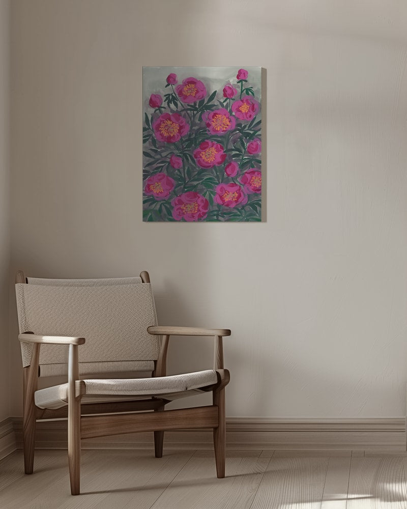 Pinke Pfingstrosen II