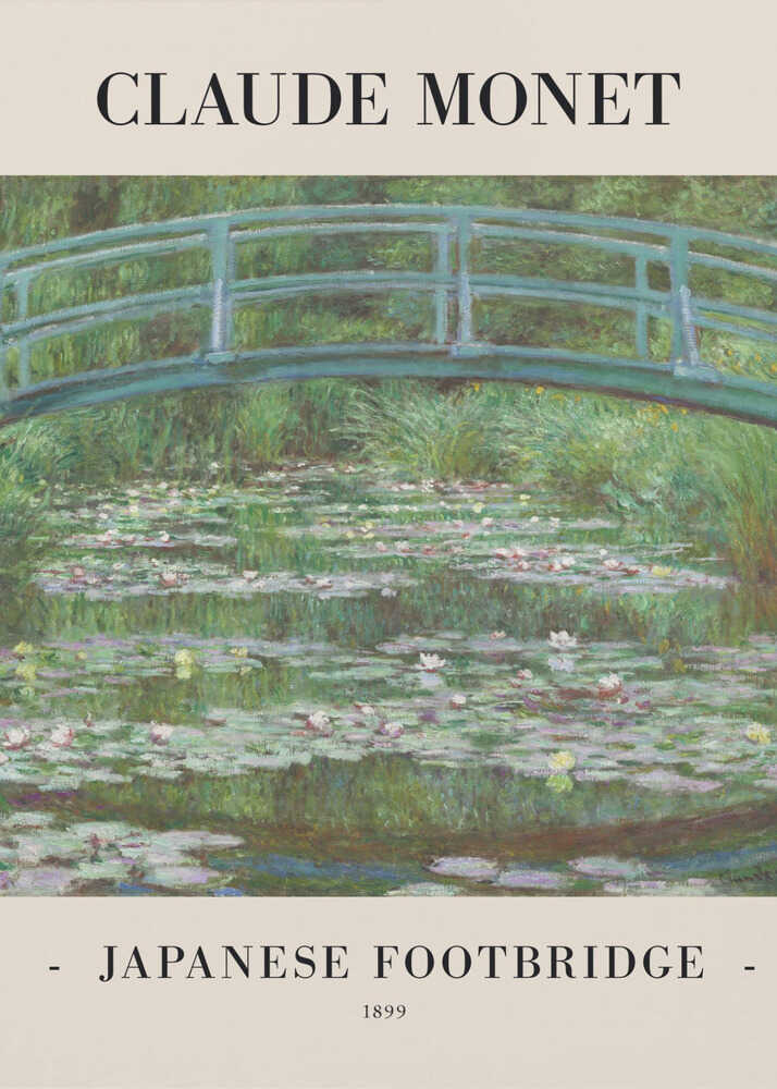 Japanese Footbridge 1899 von Claude Monet