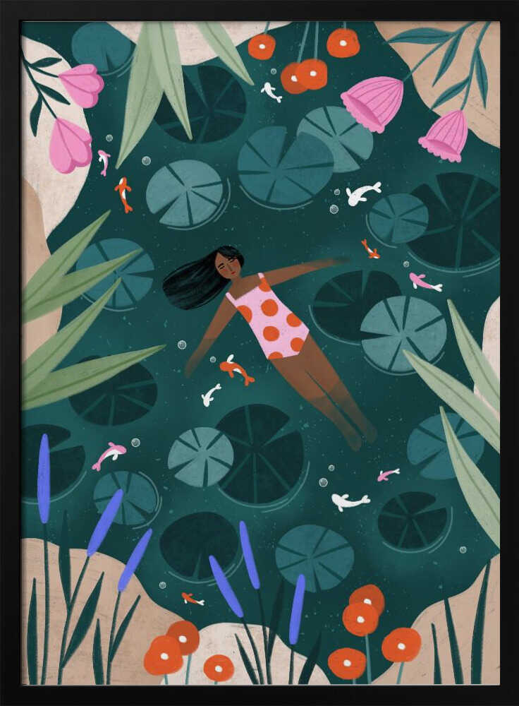 Wild Swimming von Bea Müller - Poster