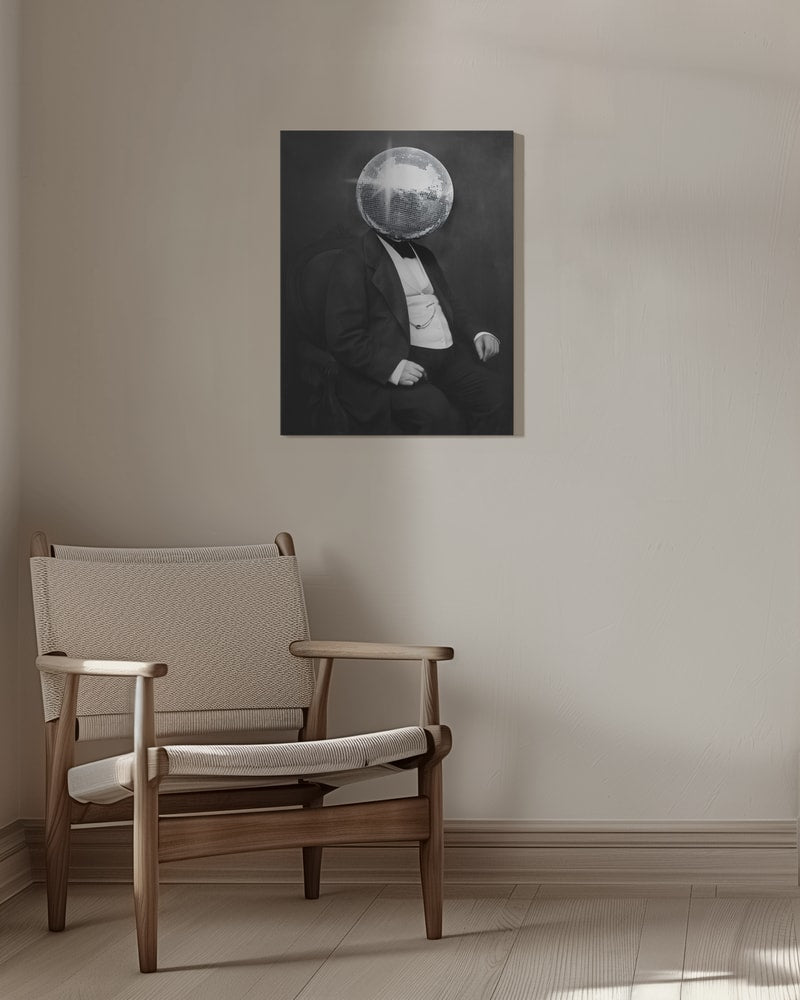 Gentleman mit Discokugel